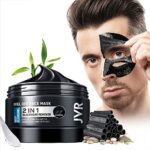 JVR Blackhead Remover Mask for Men, Bamboo Charcoal Peel Off Black Mask, Purifying & Deep Cleansing for All Skin Types 120g