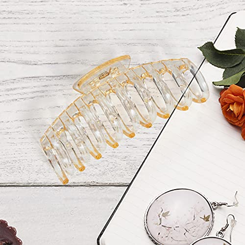 Hair Claw Clips for Women and Girls Thick Hair Large 4.3’’, Non Slip Jaw Clips Strong Hold Claw Grips Hair Styling Clasps 4 Pieces