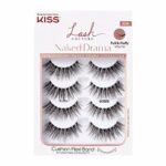 KISS Lash Couture Naked Drama Collection Multipack, Full & Fluffy Volume 3D Faux Mink False Eyelashes, Cushion Flexi Band & Split-Tip Technology,