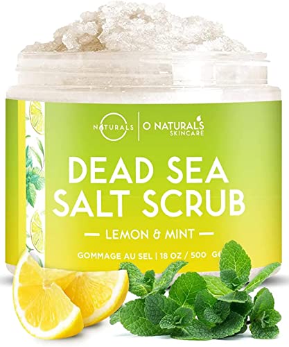 O Naturals Arabica Coffee Exfoliating Body Scrub Exfoliator - Anti Cellulite Dead Sea Salt Coffee Scrub For Face Body Legs & Foot Best Body Exfol