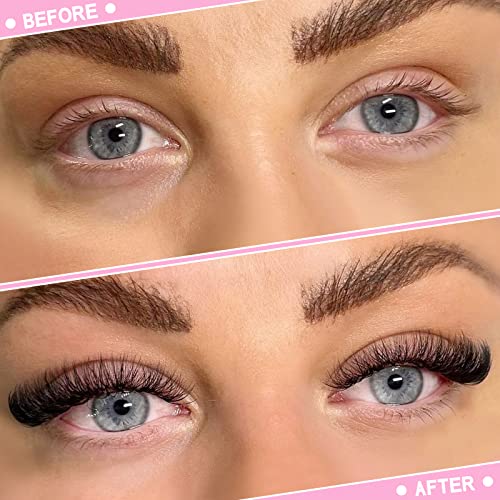 Pre Made Fan Eyelash Extensions 10D 12D 7D 5D Pointy Base Premade Fans Eyelash Extension 0.05 0.07 0.10 Lash Extensions Pre Fanned Russian Volume