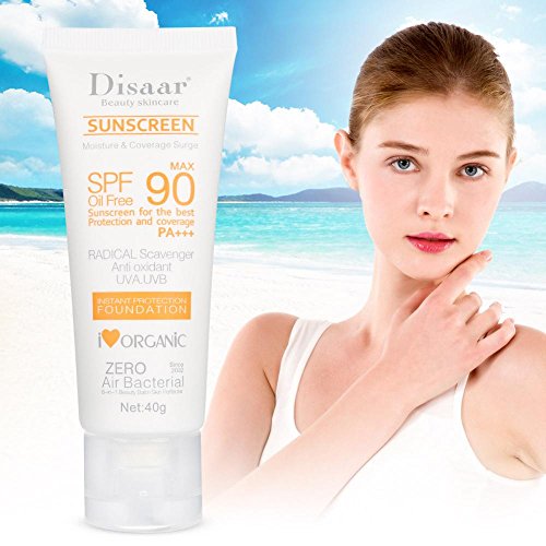 SPF50++ 40ml Moisturising Sunscreen,Face and Neck Whole Body Sun UV Radiation Protection Cream, Sunblock Whitening Non Grease Lotion