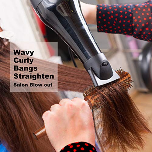 BESTOOL Round Brush for Blow Drying, Boar Bristle Round Hair Brush with Wooden Barrel, Large Round Styling Brush for Women & Men, Straightening,