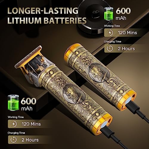 Beard Trimmer Men,Mini Hair Clippers for Men 3 in 1 Cordless Rechargeable Mini Nose Hair Trimmer Shaver Set for Barbers and Home,USB Zero Gapped