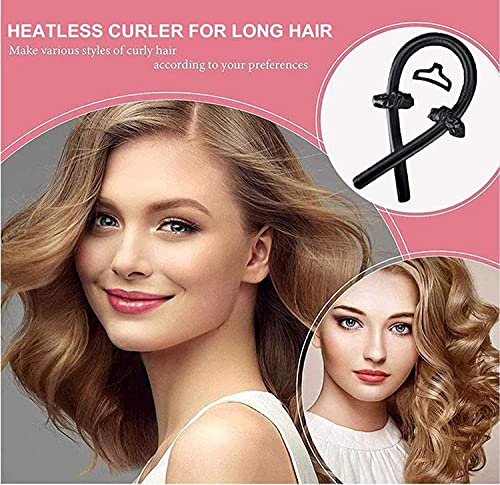 Coocnh Heatless Curling Rod Headband, Lazy Curler Set, No Heat Silk Curls Headband,Soft Foam Hair Rollers Wave Hair Curlers DIY Hair Styling Tool
