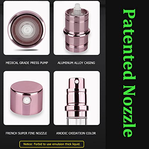 Perfume Atomiser Spray Bottle, Travelofo Mini Perfume Bottles, Travel Perfume Bottle Refillable Spray, 5ml Leak Proof Perfume Dispenser Atomisers