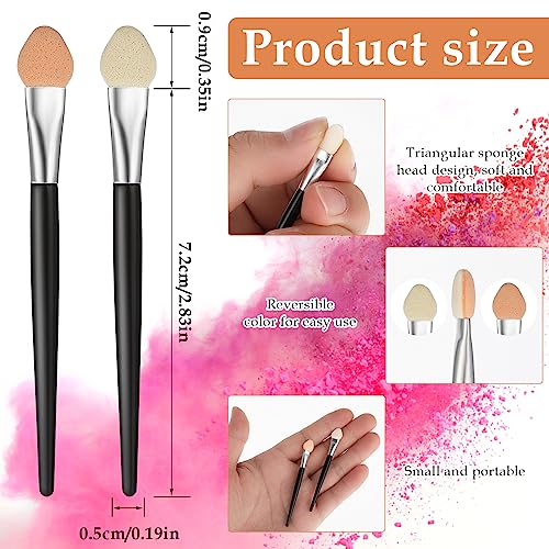 Eyeshadow Applicators, 30 Peces Eyeshadow Brush Sponge Brushes Makeup Applicator 7.5 cm/3 Inch Reusable Foam Tip Makeup Eye Shadow Applicator Bru