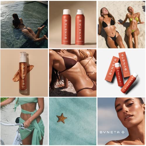 Byneta Self Tanning Body Mousse - Extra Dark | Immediate skin bronzing - Long lasting tan develops within 3-4 hours, Firms up the skin, Lasts 4-5