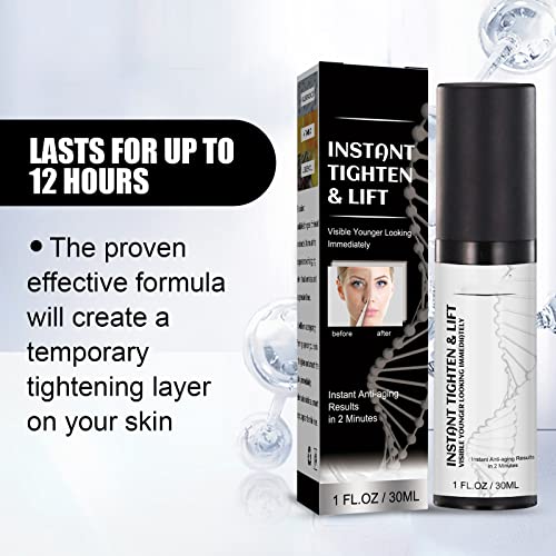 Instant Face Lift Cream, Face, Neck, Eye Tightening & Lifting Serum, Smooth Appearance of Loose Sagging Skin, Puffiness, Fine Lines & Wrinkles Wi