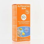 Alphanova Sun, Organic Sun Tinted Cream For Medium Skin Tone, Very High Protection with SPF 50+, Waterproof Sunscreen, 50g