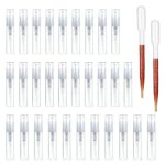 LUCKNIGHT 30Pcs Perfume Atomizers Refillable 3ML,Atomizer Empty Plastic Bottles, Clear Mini Spray Bottle, Container for Party Makeup Tool Essenti