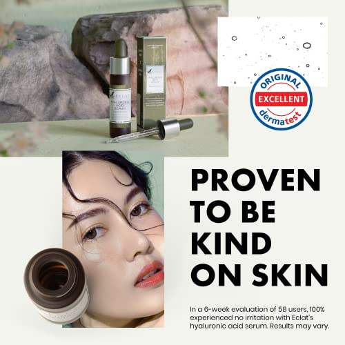 Pure Hyaluronic Acid Serum for Face with 2% HA & 10 Antioxidants - High Strength Hyaluronic Acid Serum for Skin Care - Hydrating, Firming, Plumpi