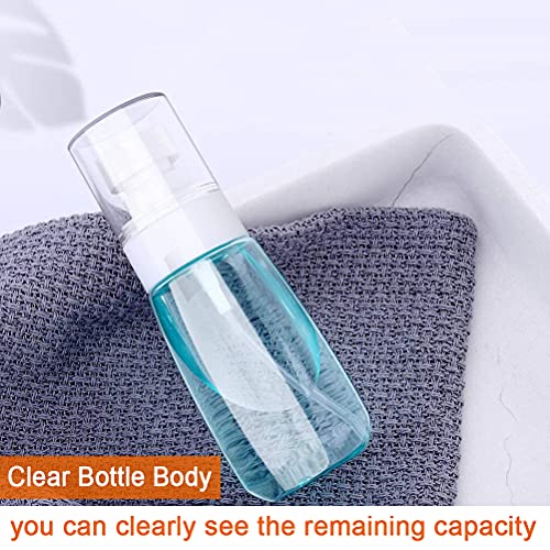 Lahviuu Spray Bottles,6 pcs Fine Mist Empty Travel Bottle Set Portable Reflillable Liquid Containers,Atomiser for Cosmetic,Make Up,Hair,Perfume,6