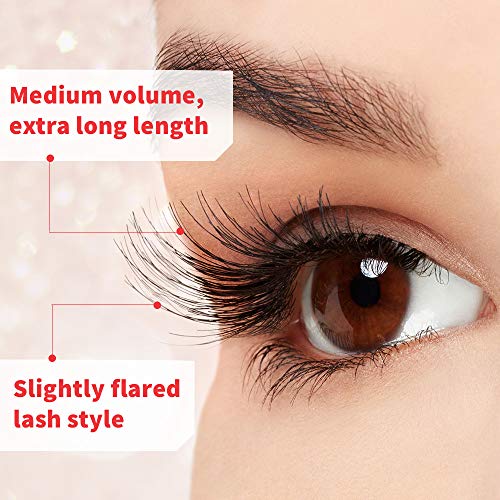 Ardell False Eyelashes Wispies 113 5 Pairs Multipack Black Medium Volume Extra Long Length Crisscross Feathering Curl Invisiband Comfortabel Wear