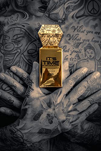 IT'S TIME By Bruce Buffer Mens Eau De Parfum, Aftershave For Men, 100ml