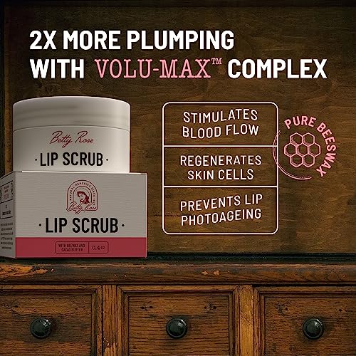 𝗪𝗜𝗡𝗡𝗘? 𝟮𝟬𝟮𝟯* Lip Scrub, Lip Exfoliator and Moisturizer for Lightening and Brightening Lips, Made with Pure Beeswax with Vitamin C and E for Hydra