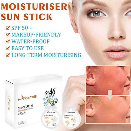 COTTNY SPF 46+ Travel Size Sunscreen, PA+++ - 20 Packs - Mini Sun Cream for Men, Women and Kids, Non-Greasy, Waterproof and Sweatproof (20Pcs/Set