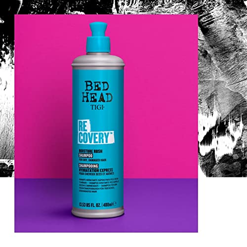 Bed Head by TIGI - Recovery Moisturising Shampoo - Ideal for Dry Damaged Hair - Hair Repair - 600ml
