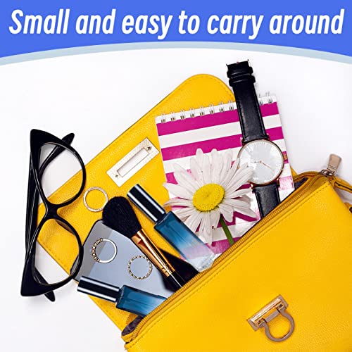 BOOHO 3Pcs Empty Glass Perfume Atomiser, Clear Glass Atomiser Spray Bottles, Refillable Spray Perfume Bottles Fine Mist Cosmetic Container for Tr