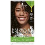 Schwarzkopf Natural & Nourishing 580 Darkest Brown Permanent Hair Dye Vegan