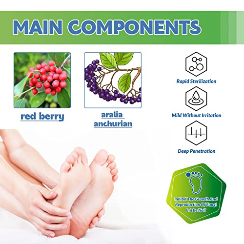 Nail Fungus Treatment Cream, 30g Strong Anti-Fungus Nail Treatment for Toenail Fungus, Fungal Nail Treatment For Athlete's Foot and Nail Infectio