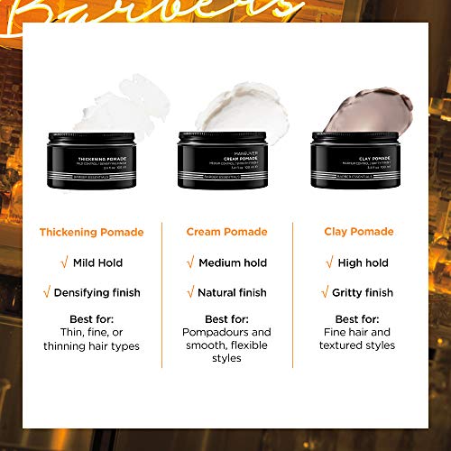 REDKEN Brews, Men's Maneuver Cream Pomade, For Medium Control & Smooth Finish, 100 ml