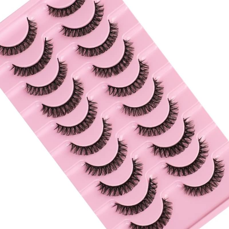 Shoprox False Eyelashes, Russian Strip Lashes, Fluffy Eyelashes Perfect for Parties, Weddings, Birthday Gifts, Eye Lashes for Every Type of Eyes,