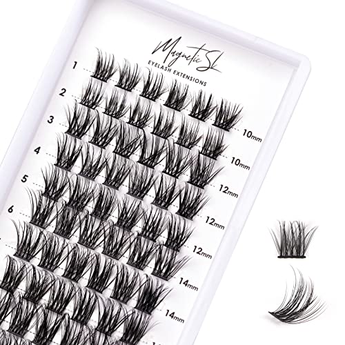 False Eyelashes, 10 Pairs False Eyelashes with Eyelash Glue Multipack Natural looking False Eyelashes Soft Reusable Fluffy Full Lashes Black Stri