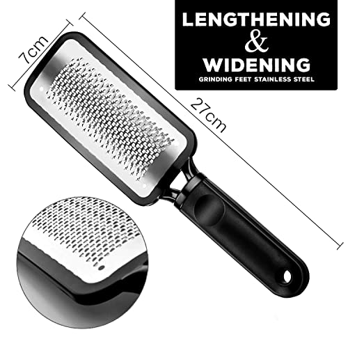 Foot Files for Hard Skin Pedicure Metal Surface Foot Scraper Dead Skin Remover for Feet Callus Rasp