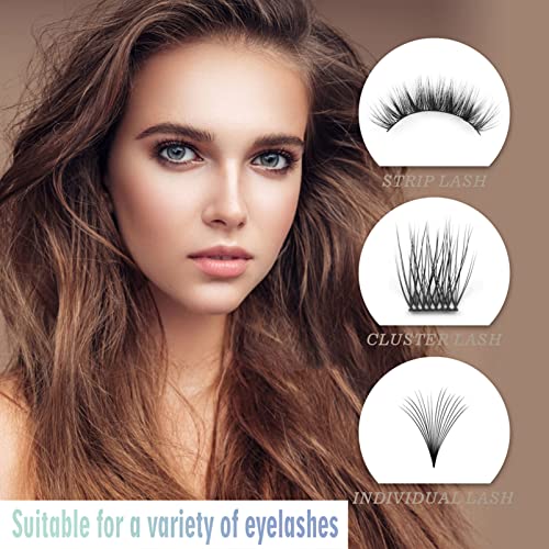 Lash Bond and Seal Cluster Lashes Glue Bond and Seal for Individual Lash Extension DIY Eyelash Extensions Strong Hold Waterproof Eyelashes Glue (