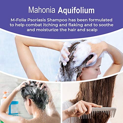 M-FOLIA Psoriasis Shampoo 250ml. Specially Formulated to help Rejuvenate, Soothe and Clear the Scalp 250ml