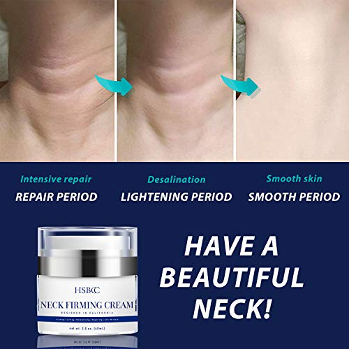 HSBCC Neck Firming Cream, Neck Cream, Anti Wrinkle Cream, Double Chin Reducer Cream, Skin Tightening and Crepe Skin Repair Cream