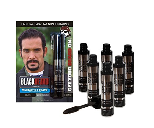 Blackbeard for Men - temporary brush on colour 12ml (0.40oz) BLACK (BLK-BRDBLK)