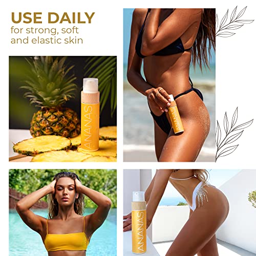 COCOSOLIS ANANAS tanning accelerator - organic tanning oil with vitamin E & pineapple scent for a quick, intensive tan - tanning enhancer for a r
