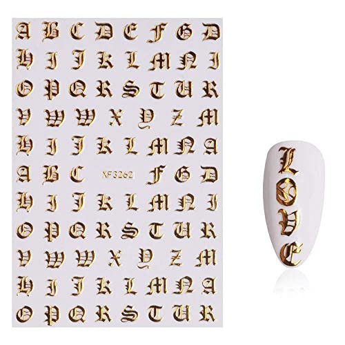 Nail Jewels 3D Nail Art Stickers Decals (Green Aztec)