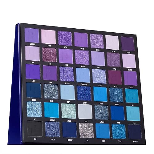 BEAUTY BAY Bright Matte 42 Shade Eyeshadow Palette - Intense Pigment & Long-Lasting Eye Make-Up, Eye Shadow Shades in Pinks, Blues, Greens, Yello