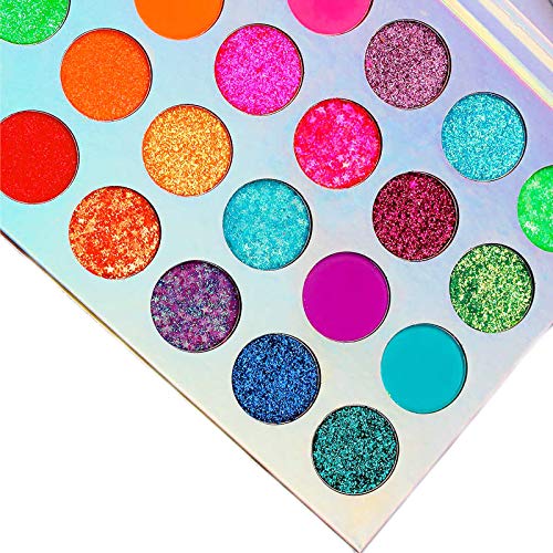 GlitzyGurl Neon Glitter Eye Shadow Palette