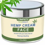 Hemp Cream | Face Cream | Anti-Aging | Anti-Wrinkle & Fine Lines Hyaluronic Acid Vitamin E Relives Tension Stress | Firming Face & Neck Moisturiz