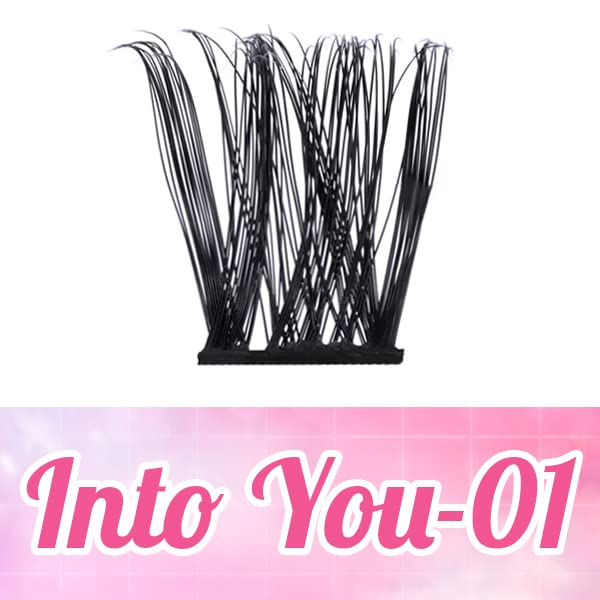 Lash Clusters, 72 Pcs Individual Cluster Lashes DIY Lash Extension 8-16mm Eyelash Clusters Volume Wispy Lashes Super Thin Band Reusable Soft & Co