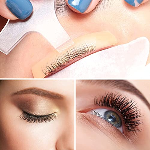 Molain Mini Y Shape Eyelash Brush 50 Pieces,Silicone Grafting Eyelash Lift Brush for Lash Perm Eyelash Extension Cleanup Supplies