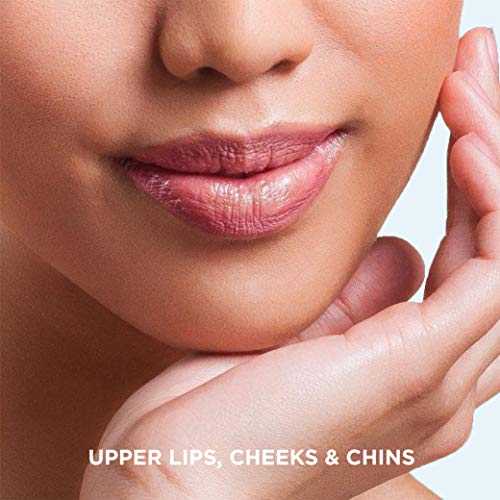 Veet Easy Gel Cold Wax Strips, Hair Removal, Face, Sensitive Skin, 20 Strips each, 4 Finish Wipes