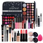 RoseFlower 28Pcs Professional Makeup Set, Essential Make up Starter Set All-In-One Make-up Gift Sets With Cosmetic bag Eyeshadow Palette Lip Glos