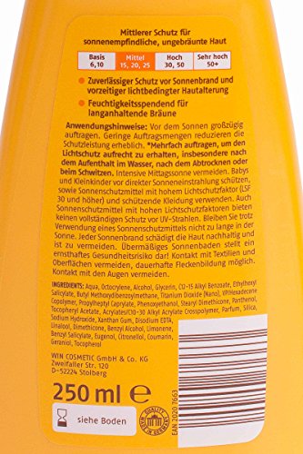 Cien® Sun Classic Sun Lotion SPF 20 Quality Made in Germany 250 ml