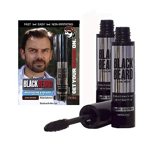 Blackbeard for Men - temporary brush on colour 12ml (0.40oz) BLACK (BLK-BRDBLK)