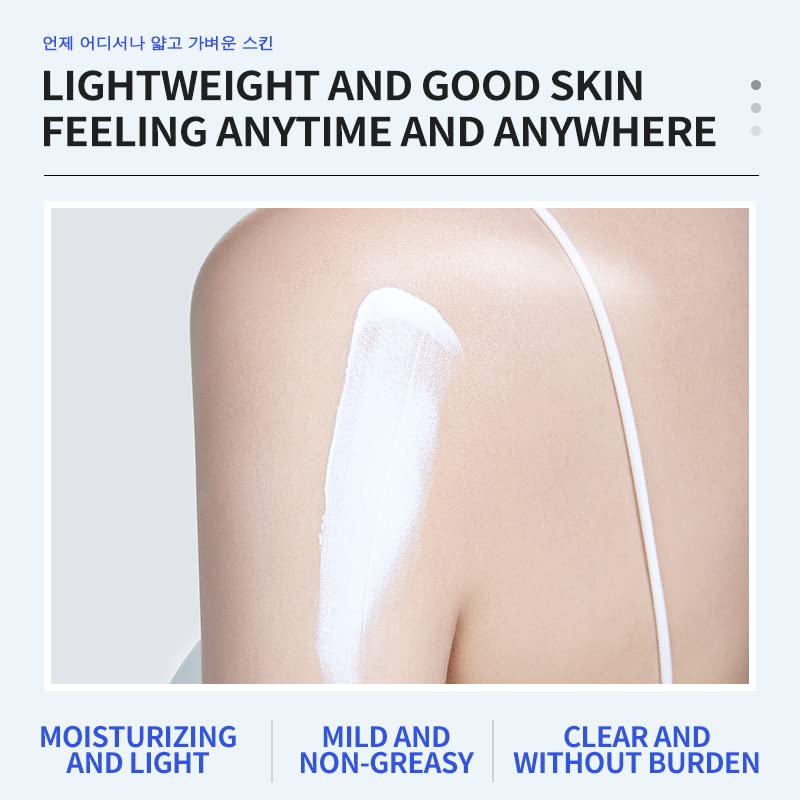 DEleventh Korean Brand SPF 50+ Sunscreen Cream 50g / Aqueous and Non-Greasy, Effectively Blocks Daily UV Damage and Protects Facial Skin,Neck & A