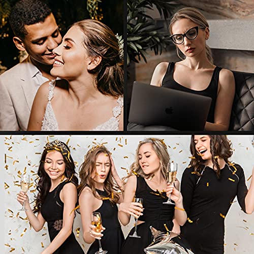 Magnetic Eyelashs, Larbois 5 Paires Eyelashes Natural Look with Eyeliner Kit, Self Adhesive&Reusable Fluffy Fake Set and Waterproof&Long Lasting