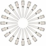 Wendergo 100 Pcs Hair Clips for Curls, 1.75 Inch Silver Metal Hair Clips, Hair Pins Curl Section Clips Makeup Hair Clips for Hair Extensions DIY