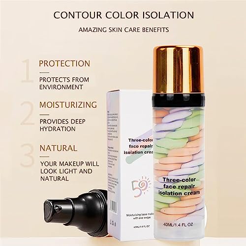 Primer Makeup, Pore Minimizer Primer For Foundation Base, Professional Make Up Primer For Face, Hydrating Isolation Cream Colour Corrector Makeup