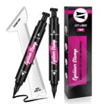 Cilrofelr Eyeliner Stamp Wingliner, 2 Easy Winged Eyeliner Stamps to Create Perfect Cat Eye, Long Lasting, Waterproof & Smudge proof Liquid Eyeli