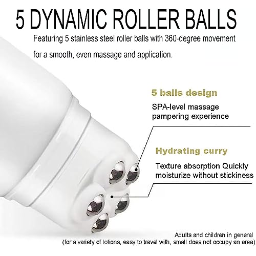 Sunscreen Roller Applicator,Sunscreen Applicator for Kids,Refillable Roll on Sunscreen Applicator for Adults Families Travel Size Holds 50ml for